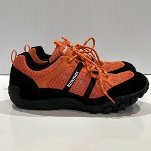 KnixMax Unisex Orange Low Top Hiking Trail Walking Trek Shoes 41 Men 8 Women 9.5